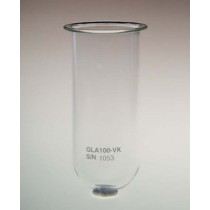 QLA Small Volume Dissolution: 100mL Clear Glass Vessel for Erweka