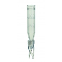 Insert PP, 0.2ml (29 x 6mm), Conical with Plastic Spring