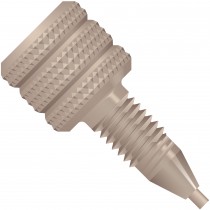 Adapters & Connectors: Threaded Adapter, M6 Flat Bottom (Female) to 10-32 Coned (Male), PEEKâ¢