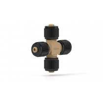 Adapters & Connectors: MicroCross for 360 µm Tubing, 5/16"-24 Coned, PEEKâ¢