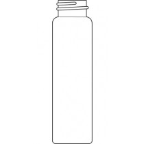 12ml Screw Neck Vial, 15-425 thread, 66 x 18.5mm, clear glass, 1st hydrolytic class with closed cap, PTFE lined