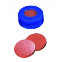 Snap Cap Soft Blue 11mm, Rubber/PTFE Septa