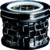 QLA Dissolution Capsule Sinkers: 8 Mesh Sinker Basket with Lid, 316 SS