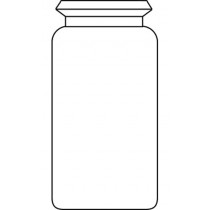 25ml Snap Cap Vial ND22, 65 x 26mm, clear glass, 3rd hydrolytic class