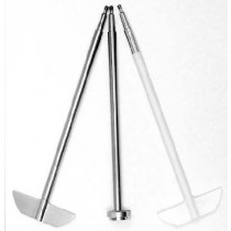 QLA Dissolution Paddles: UltraCenter Precision Tapered Spin Paddle, PTFE Coated over 316 SS, Serialized