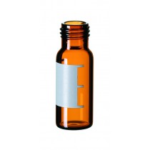 2ml Short Thread Vial, 32 x 11.6mm, amber glass, 1st hydrolytic class, wide opening, label and filling lines