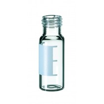 2ml Short Thread Vial, 32 x 11.6mm, clear glass, 1st hydrolytic class, wide opening, label and filling lines