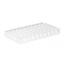 Vial-Rack, Acrylic (173 x 95 x 20mm), 50 cavities with a diameter of 12mm