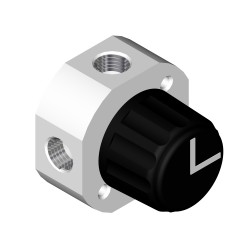 Omnifit Labware (Diba) Low Pressure Valves: Valve, 4-port, 90° cconfiguration
