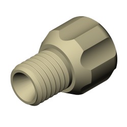 Inverted Cone Fitting Nut, 1/16