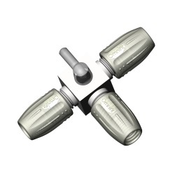 Flow & Pressure Control: Valve, 3-way, single key