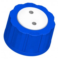 Diba Labware: T-SERIES CAP, 38-430, 2 PORTS, PLASTIC BOTTLE