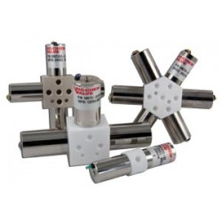 Bio-Chem Valves: 5-POS MIXING VALVE PPS, PTFE, ORIF