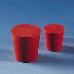 Brand: Stopper, red rubber, h. 20 mm