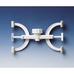 Brand: Burette clamp, PP, white for 2