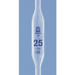 Brand: Bulb pipette, PP 25 ml, one-mark