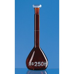 Brand: Vol. flask BLAUBRAND A conf.cert.