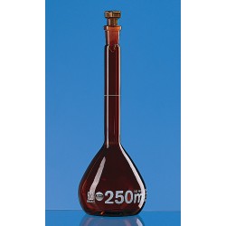 Brand: Vol. flask BLAUBRAND A conf.cert.