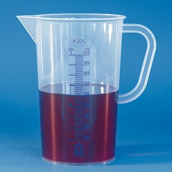 Brand: Graduated beaker, PP, grad. blue