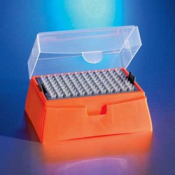 Corning: Pipette Tips / PD tips: Tip,1000µl DeckWorks Extended length Graduated Hinged Racks