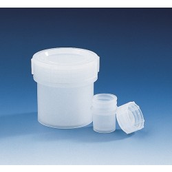 Brand: Jar with screw cap, PE-LD,