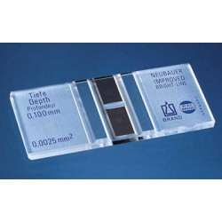 Brand: General Consumables: Counting  chamber BLAUBRAND Neubauer improved IVD w/o spring clips, double rul.bright-line