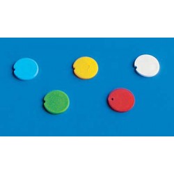 Brand: Tubes, Caps & Racks: Cap Insert, IVD, for Microtubes for Identification White