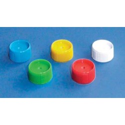 Brand Screw cap, PP, IVD, non-sterile, with silicone seal, yellow