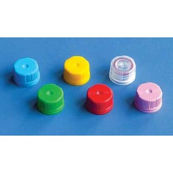 Brand: Tubes, Caps & Racks: Tamper-evident screw cap Silicone sealing, green, non-sterile