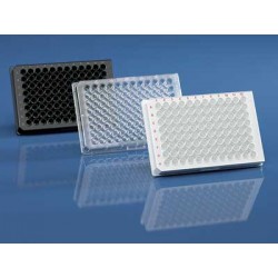 Brand: Microplates: Microplate:  CellGrade prem 96 Well PS, Std black Flat well 350ul