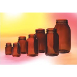 Powder Jar 60ml Amber