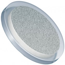 Filters & Frits: Stainless Steel Frit in PCTFE Ring, Natural, 2Âµm, 0.625â Frit OD, 0.750â Ring OD
