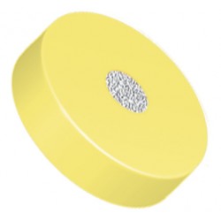 Filters & Frits: Titanium Frit in PCTFE Ring, Natural/ Red, 2µm, 0.062 Frit OD, 0.200 Ring OD