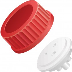 Upchurch: Bottle Cap GL-45, 3 Hole, 1/8