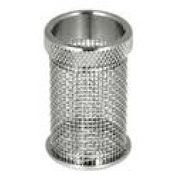 QLA Dissolution Baskets: 20 Mesh Standard Push-On Style Basket for Distek, 316 SS, Serialized