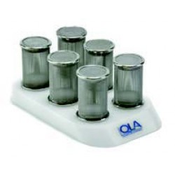 QLA Dissolution Storage Racks, Holders and Accessories: 6 Position Basket Holder, Universal Compatibility