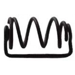 QLA Dissolution Capsule Sinkers: Spiral Coated Capsule Sinker, PTFE Coated Music Wire, .84" L x .385" W capacity, 5 coils