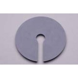 QLA Dissolution Vessel Covers: Gray Cover with Paddle Slot for Hanson SR8-Plus Baths