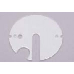 QLA Dissolution Vessel Covers: Clear Cover for Dosage Delivery Module for VanKel EaseAlign Bracket