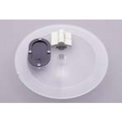 QLA Dissolution Vessel Covers: Low Evaporation Clear Hinged Conical Cover for TruCenter