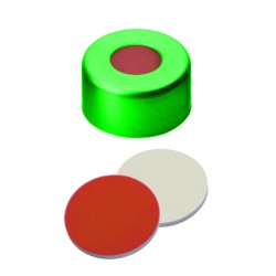 Discounted Vials and Caps: Crimp Cap 11mm, Red, Green,