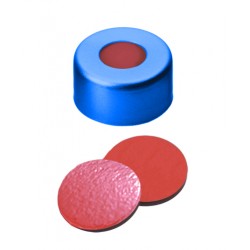 Discounted Vials and Caps: Crimp Cap 11mm, Blue, Red