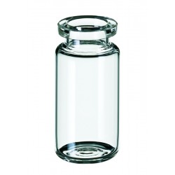 10ml Headspace-Vial, 46 x 22.5mm, clear glass, 1st. hydrol. class, DIN-Crimp Neck, rounded bottom