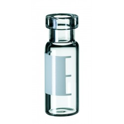 2ml Crimp Neck Vial, 32 x 11.6mm, clear glass, 1st hydrolytic class, wide opening, label and filling lines