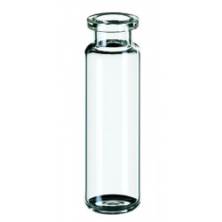 20ml Headspace-Vial, 75.5 x 22.5mm, clear glass, 1st hydrolytic class, DIN Crimp Neck, long neck, rounded bottom