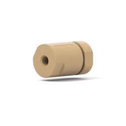 Flow & Pressure Control: Inlet/Outlet Check Valve, nonmetallic, from 10-32 Coned (Female) to 10-32 Coned (Male)