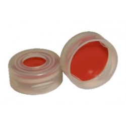 Snap Cap 11mm, Red PTFE / Silicone / Red PTFE Septa