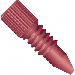 Upchurch: Nanoport Fitting Headless Nut PEEK