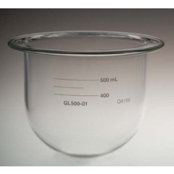 QLA Dissolution Vessels: 500mL Amber Glass Vessel compatible with  Agilent/VanKel/Varian