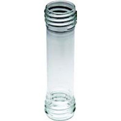Dissolution: 100mL Clear Inner Sample Tube with Threaded Ends compatible with Agilent/VanKel APP 3 Biodissolution